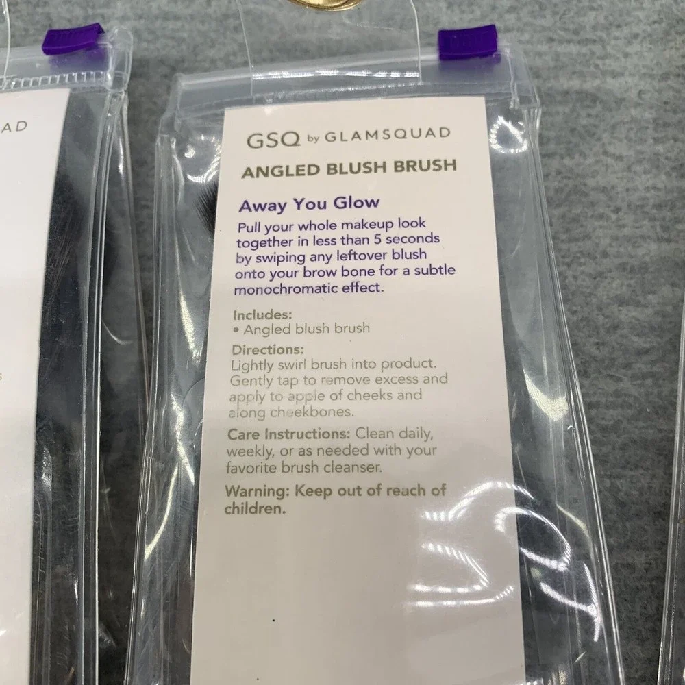 GSQ Angled Blush & Powder Brush Set of 3
